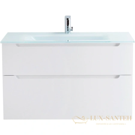 тумба belbagno etna etna-h60-900-2c-so-bl-p 89,6 см, bianco lucido