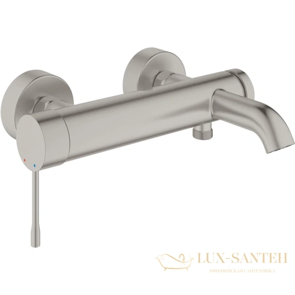 смеситель для ванны grohe essence new 33624dc1, суперсталь