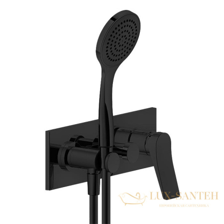 смеситель gessi rilievo 59141.299 для ванны, внешняя часть, black xl