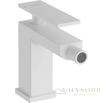 смеситель для биде hansgrohe tecturis e 73200700, с донным клапаном, белый матовый