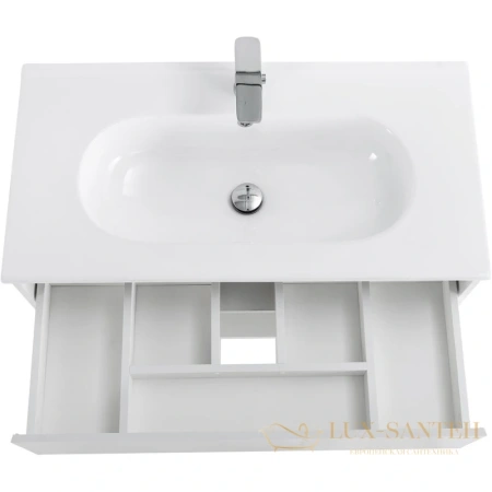 тумба belbagno kraft kraft-1000-1c-so-bo 100 см, bianco opaco