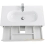 тумба belbagno kraft kraft-1000-1c-so-bo 100 см, bianco opaco