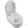 подвесной безободковый унитаз belbagno soft bb084ch-tor, белый