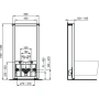 инсталляция ideal standard prosys r016267, для биде