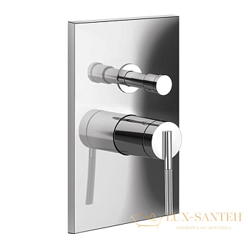 смеситель gessi ingranaggio 63577.149 для ванны, внешняя часть, finox brushed nickel