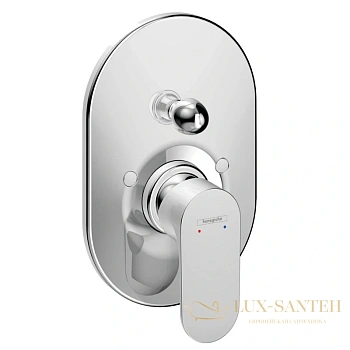 смеситель для ванны c душем hansgrohe rebris s 72449000, хром