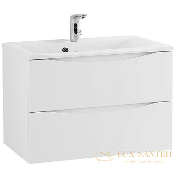 тумба под раковину belbagno marino marino-650-2c-so-bl-p 65 см подвесная, bianco lucido