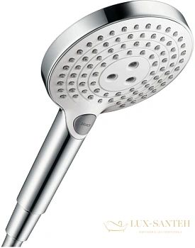 ручной душ hansgrohe raindance select s 120 3jet 26530400 белый/хром