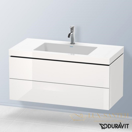 тумба с раковиной duravit l-cube lc6928o2222 1000х480х500 мм, белый