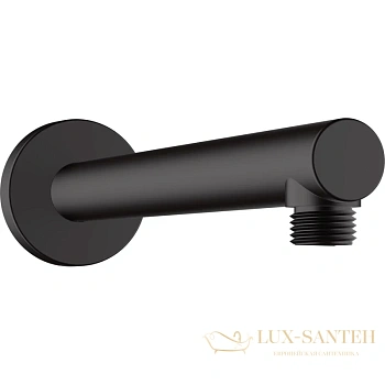 душевой держатель 24 см hansgrohe vernis blend 27809670 черный