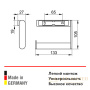 держатель для туалетной бумаги keuco plan, 14962010001, хром