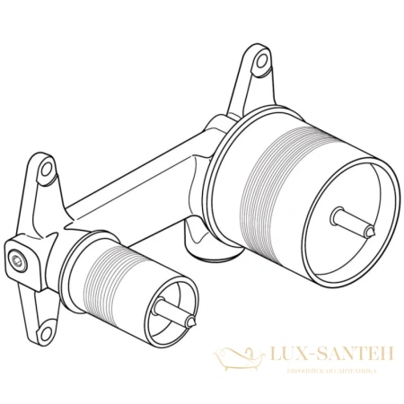 встраиваемый комплект ideal standard melange a5948nu для смесителя и для раковины, бронза