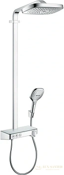 душевая стойка hansgrohe raindance select e 300 3jet 27127000 showerpipe, хром