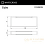 полотенцедержатель whitecross cubo cu2458gm, оружейная сталь