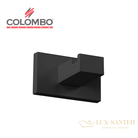 крючок colombo design look lc27.nm, черный матовый