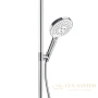 душевая система hansgrohe raindance select s 27129400 240 мм 2jet showerpipe, ½’ белый/хром