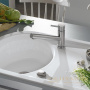 смеситель для кухни villeroy & boch como 925100lc для кухни, stainless steel