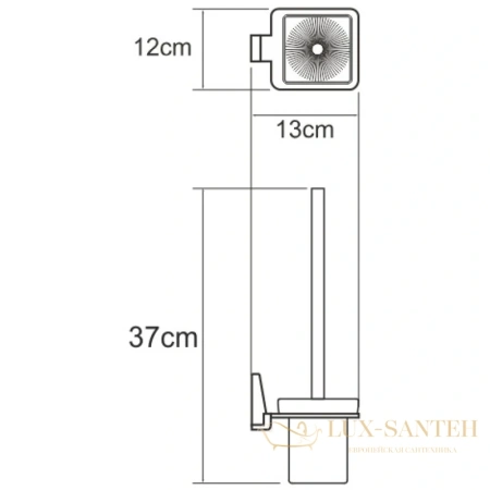 ерш wasserkraft abens k-3227, черный