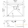 кухонная мойка zorg pvd pvd 5844 grafit, графит