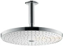 верхний душ hansgrohe raindance select s 300 2jet 27337400 с потолочным присоединением, белый/хром