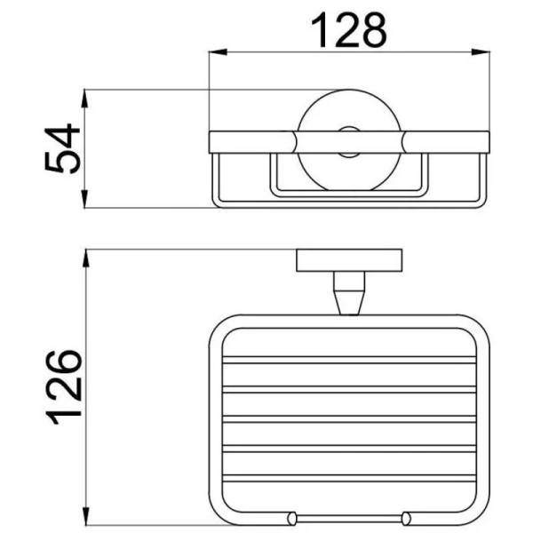 мыльница allen brau priority 6.31004-bn, никель