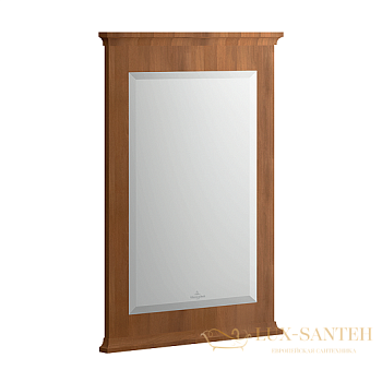 зеркало villeroy & boch hommage 85650000 прямоугольное 560 х 740 мм, walnut (орех)