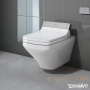 чаша подвесного унитаза duravit durastyle 2537590000 для крышки-биде sensowash, белый