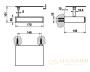 бумагодержатель gessi eleganza 46449 031, хром