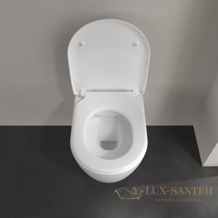 сиденье для унитаза villeroy & boch avento 9m87s101 с крышкой, белый