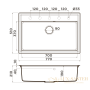 кухонная мойка omoikiri daisen 77-pa artgranit х пастила, 4993626