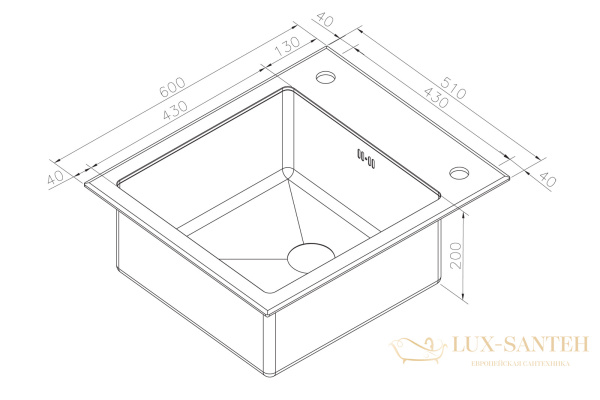 кухонная мойка zorg glass gl-6051-white-grafit, белый/графит