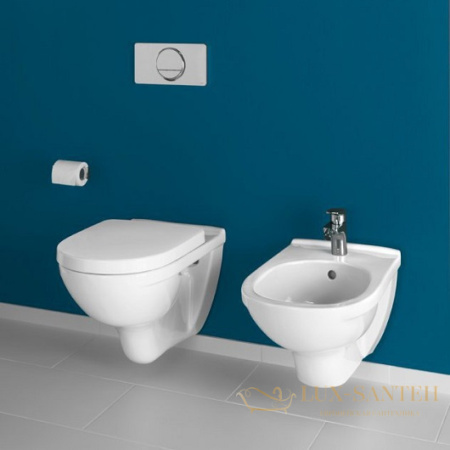 подвесной унитаз villeroy & boch o.novo 5660hrr1 36х56 см, белый