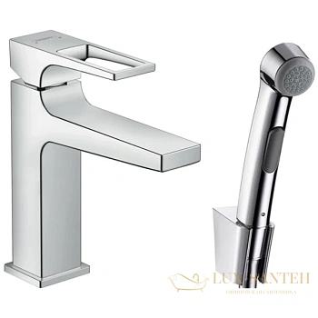 смеситель для раковины hansgrohe metropol 110 74522000