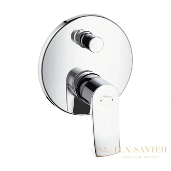 смеситель для ванны hansgrohe metris 31493000, хром