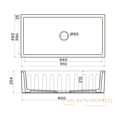 кухонная мойка omoikiri mikura 91-wh 4997086 natceramic, белый