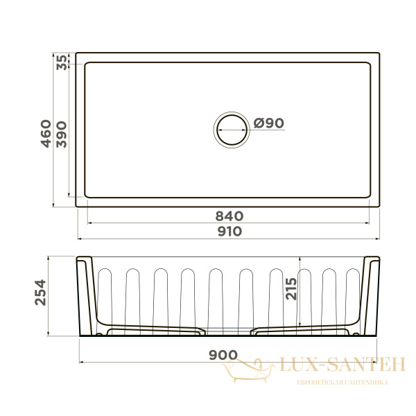 кухонная мойка omoikiri mikura 91-cc 4997091 natceramic, капучино