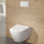 чаша подвесного унитаза villeroy & boch subway 2.0 5600 10 r1 ceramicplus, белый