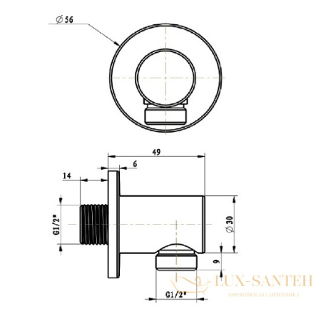 шланговое подсоединение villeroy & boch universal tvc000456000k5, черный матовый