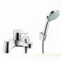 смеситель для ванны hansgrohe metris 31422000, хром