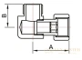 американка для полотенцесушителя   luxon угл 1/2" x 1/2"  г/ш  sanitan 1751scs0404 хром (751sch0404)*