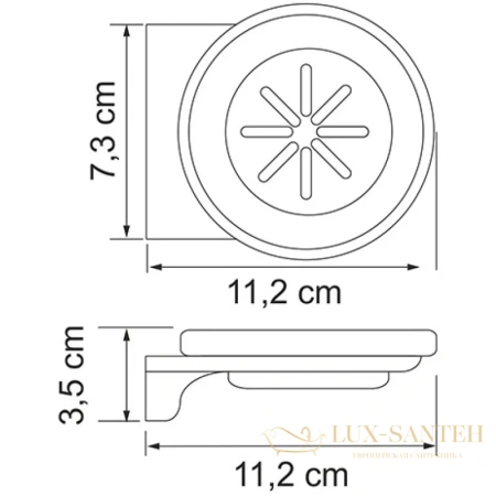 мыльница wasserkraft kammel k-8329, хром