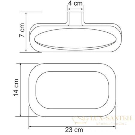 полотенцедержатель-кольцо wasserkraft kammel k-8360w, белый