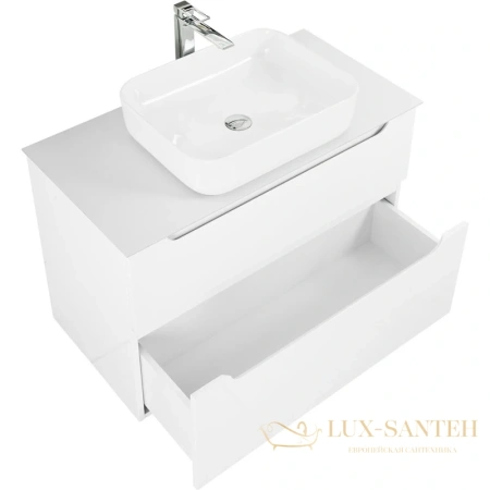 тумба belbagno etna etna-h60-900-2c-so-bl-p 89,6 см, bianco lucido