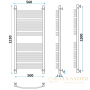 полотенцесушитель energy elite 1200/500, хром