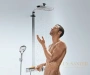 душевая система hansgrohe raindance select e 300 2jet showerpipe 27126000 хром