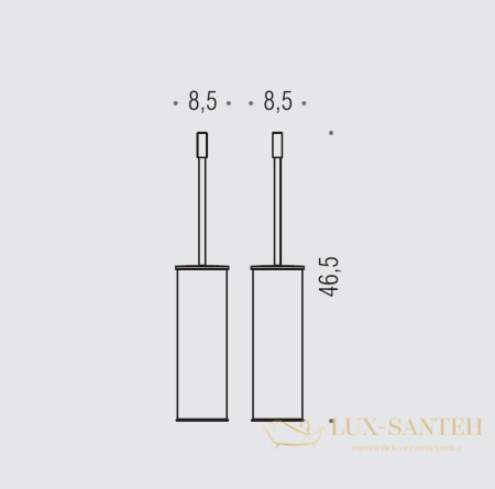 ерш colombo design plus w4960 напольный, хром