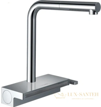 смеситель для кухни hansgrohe aquno select m81 73836000, хром