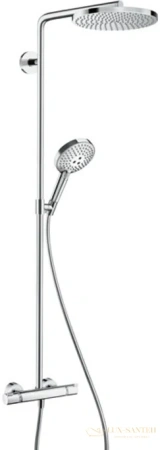 душевая система hansgrohe raindance select s showerpipe 240 1jet 27633000 хром