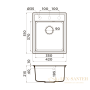 кухонная мойка omoikiri daisen 42-be artgranit х ваниль, 4993600