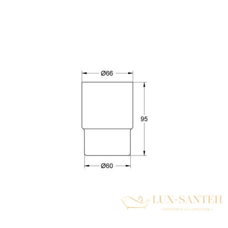 стакан grohe essentials 40372001 